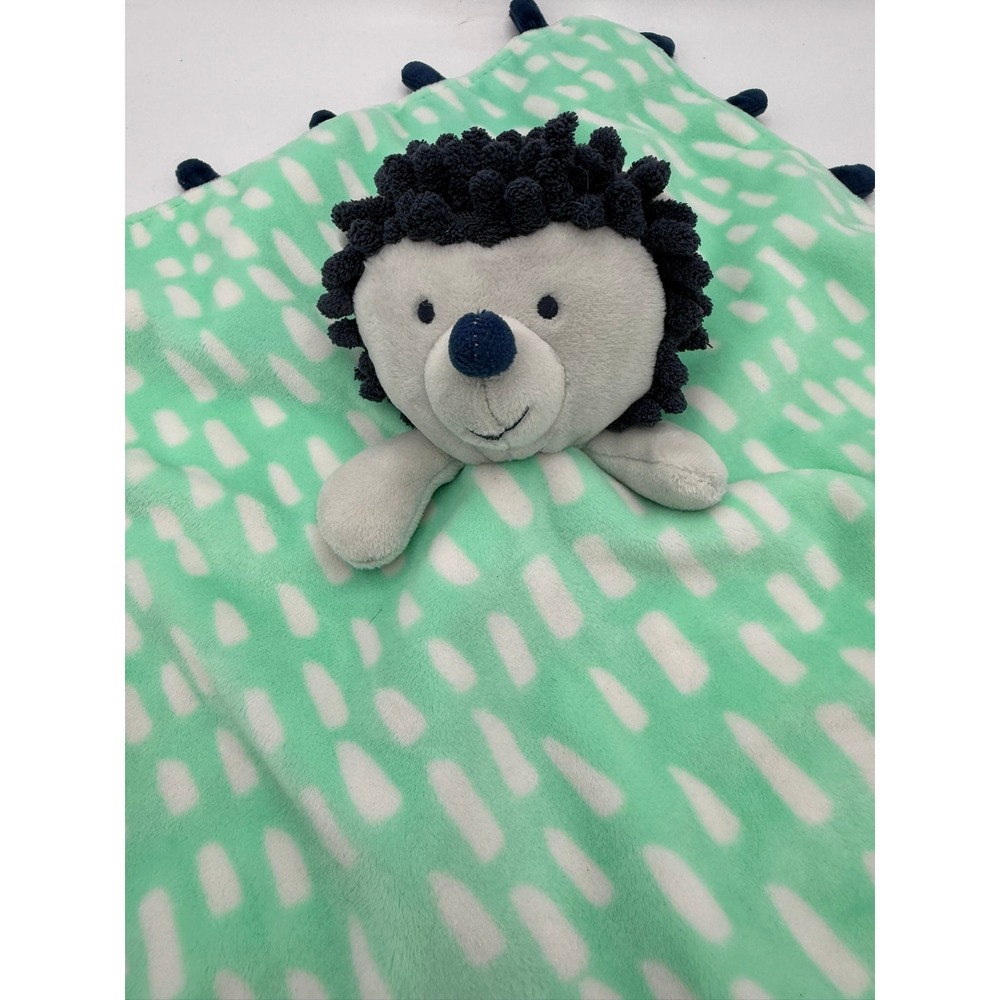 Oh Joy! Hedgehog Lovey Target Security Blanket Soother Green Blue - Picture 3 of 6